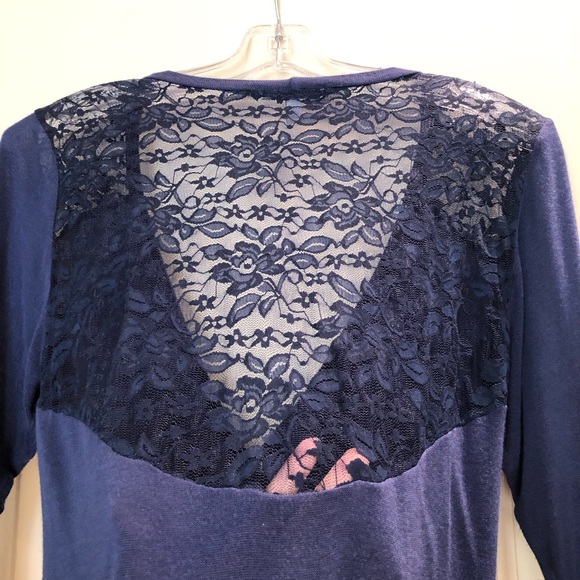 Lace Back Cardigan - Picture 6 of 8